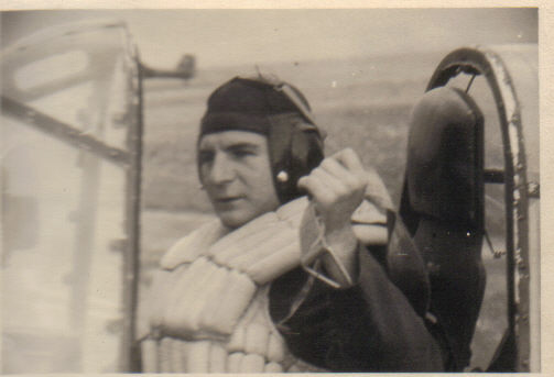 Fritz Eisenbach in Megara airfield 1943 in his Ju 87 Stuka 