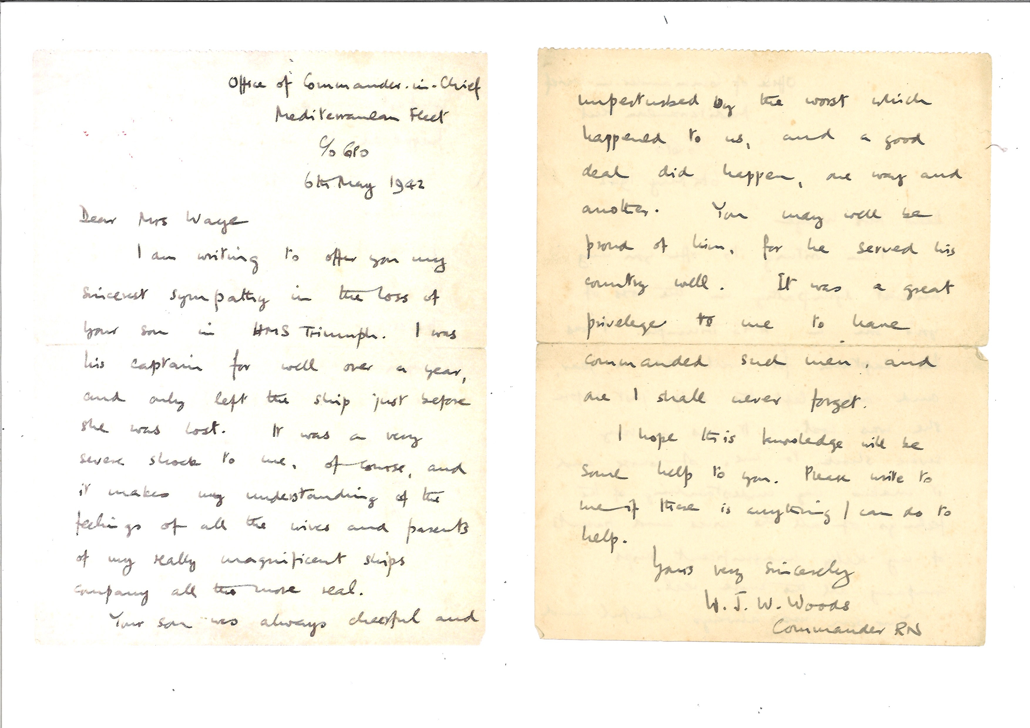 The letter no mother wanted to receive - the death notification of her son CREDIT: © Arthur Waye