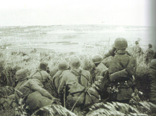 Fallschirmjager on Hill 107 overlooking Maleme airfield