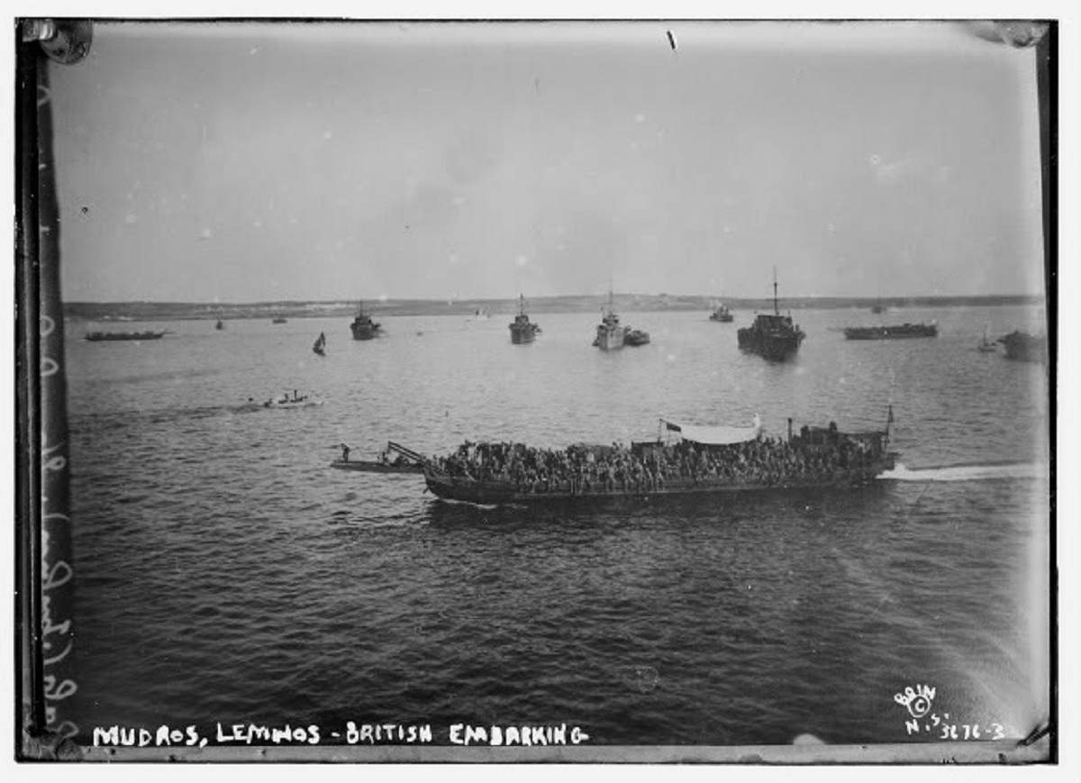 BritlandingcraftatMudros