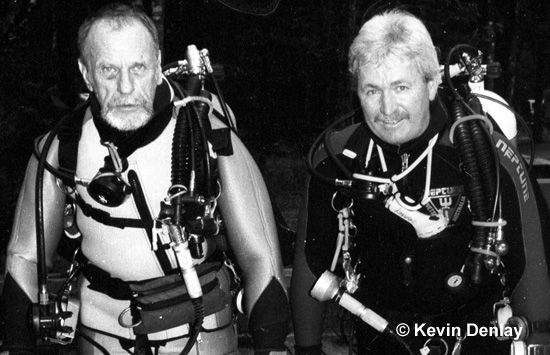The master and the apprentice, Tom Mount and Kevin Denlay, Florida, USA, 1993. Photo Mirja Denlay