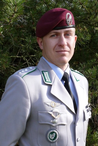 the author druing his active duty in 2009