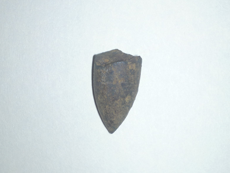 14.5mm API bullet fragment found inside the tank