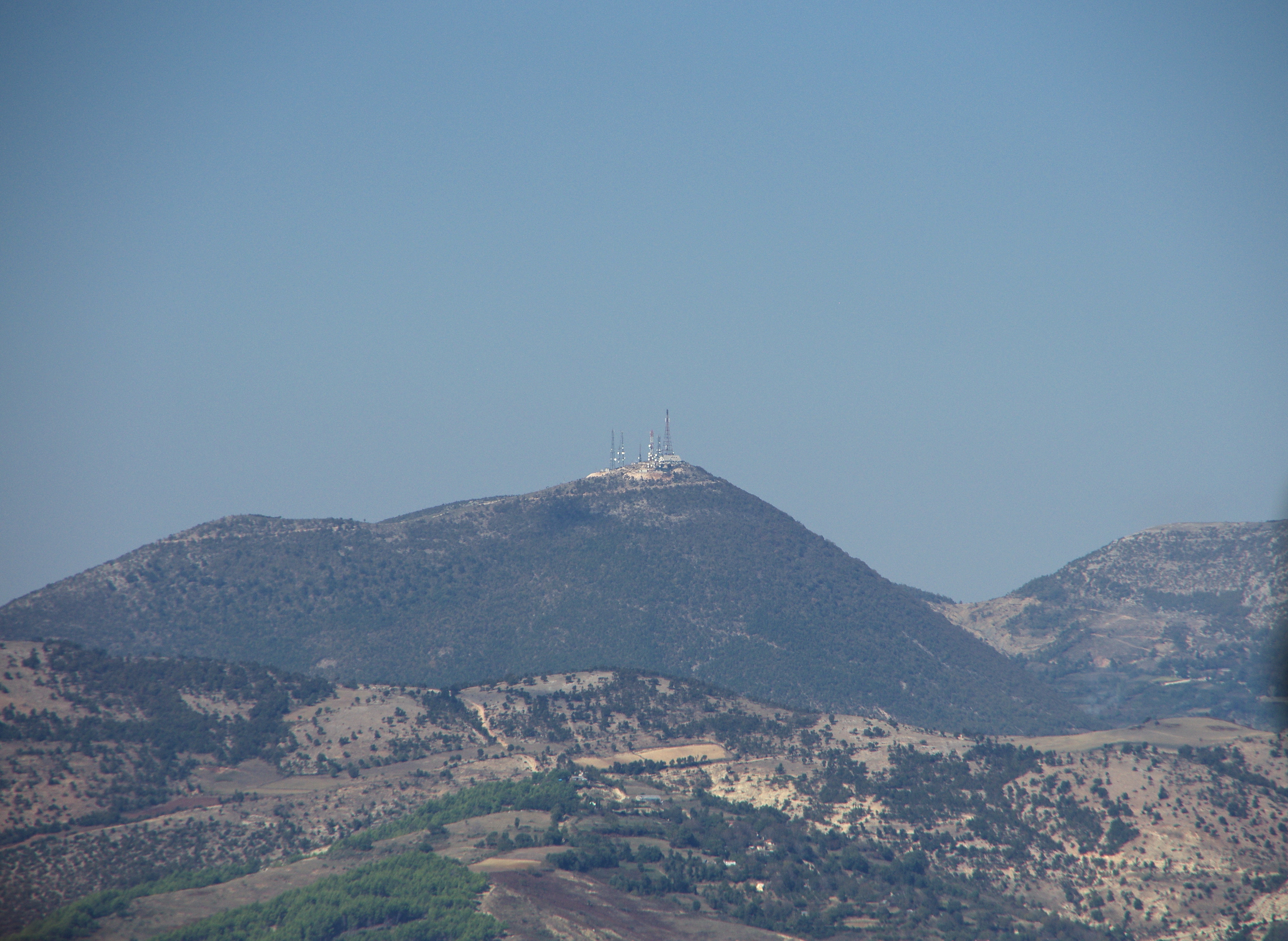 υψωμα Μοναστερο απο οπου παρακουλουθουσε την επιθεση ο Μουσολινι