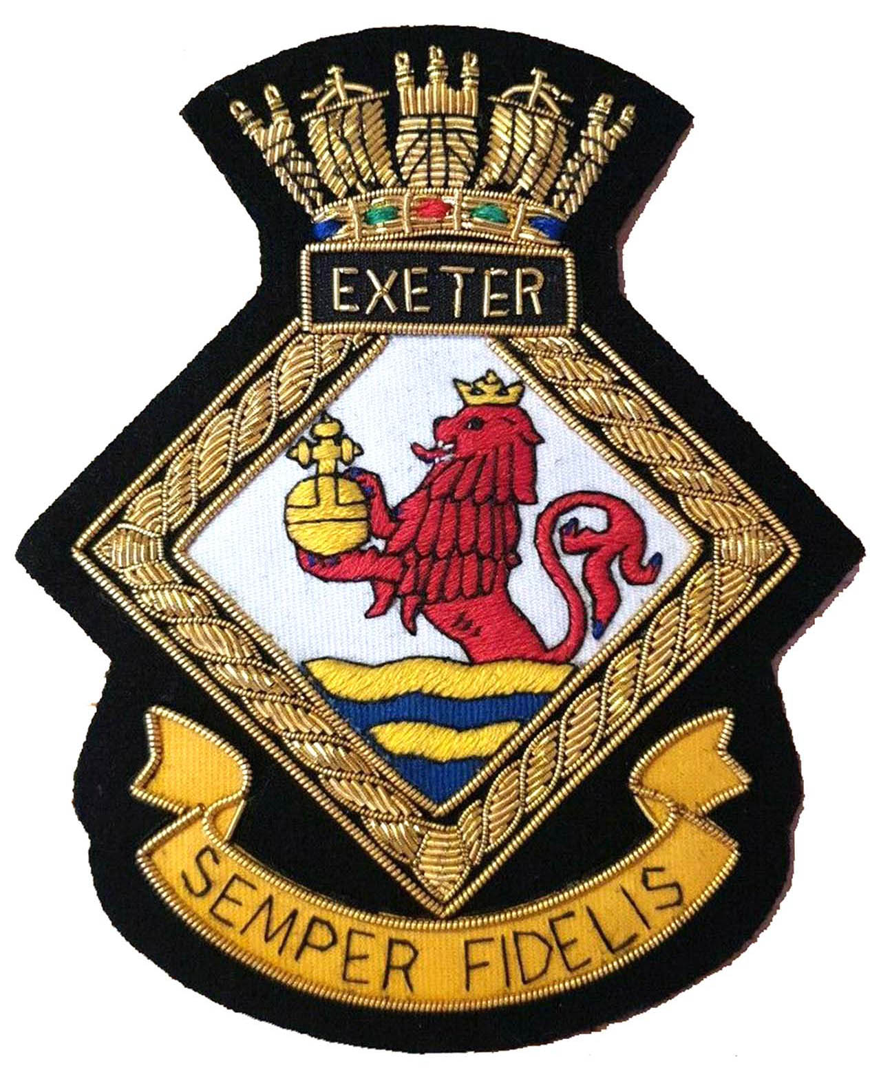 HMS Exeter crest
