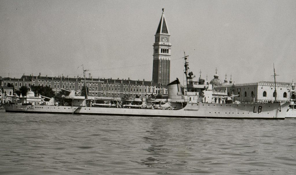 A very nice pre war (1938) picture of Torpedo Boat Libra in Venice (Author’s collection)