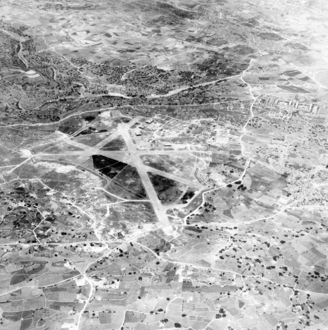 The Luqa airfield in Malta