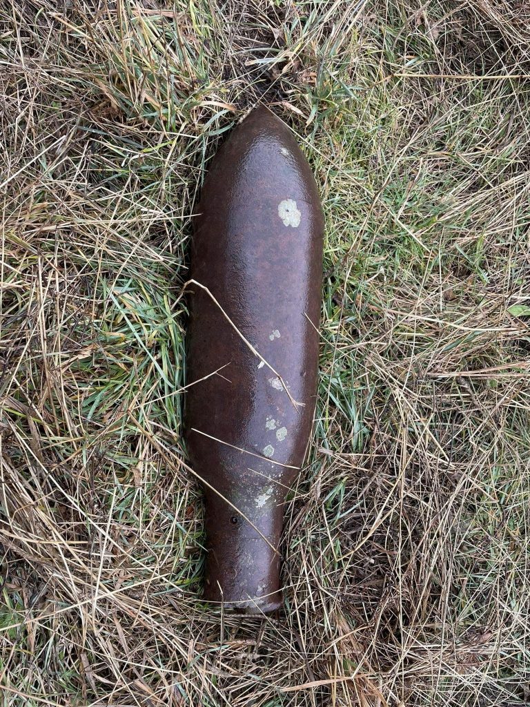 Rp3 Rockets A Rocket Projectile 3 inch (RP-3) warhead from the Greek Civil War, by ...